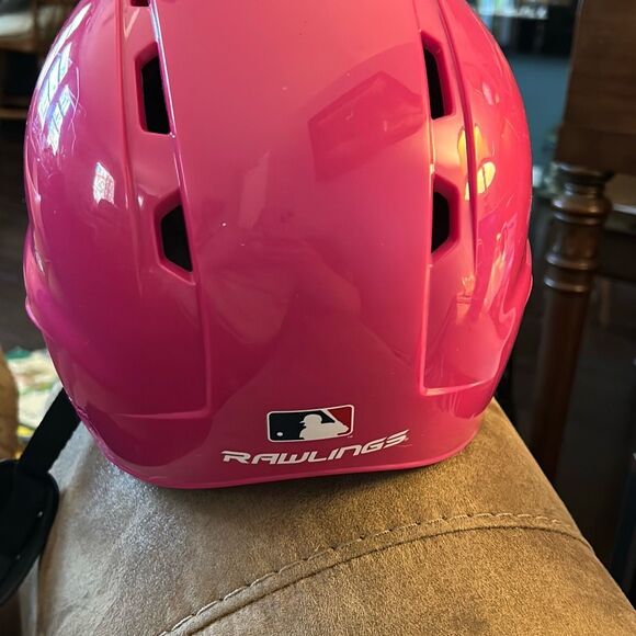 Rawlings Coolflo/Vapor OSFM Girls Softball Batting Helmet with Face Guard, Metal - Picture 3 of 10